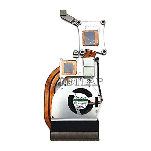 DBTLAP Lüfter für Dell Latitude E6430 CPU HeatSink Kühlung Lüfter 9C7T7 09C7T7 AT0LE002ZCL von DBTLAP