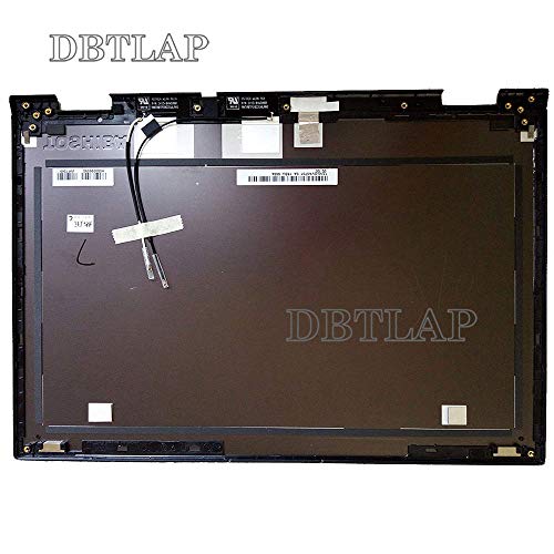 DBTLAP für Toshiba Satellite Radius P25W-C P25W-C2300 fit berühren Series Laptop LCD top Abdeckung Rückseite case Black H000096590 von DBTLAP