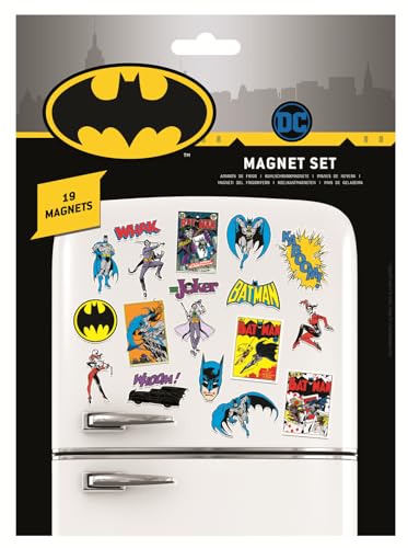 DC Comics MS65110 Abzeichen-Set, mehrfarbig, Einheitsgröße von DC Comics