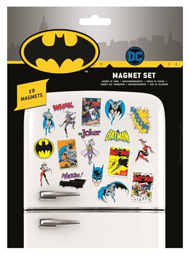 DC Comics MS65110 Abzeichen-Set, mehrfarbig, Einheitsgröße von DC Comics