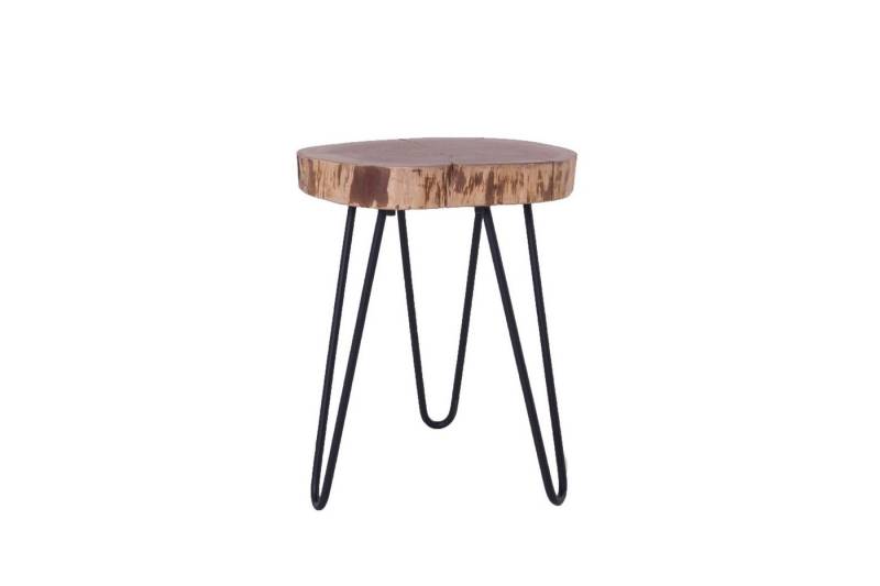DC Living Beistelltisch aus Massivholz Akazie in braun (BxHxT: 38x40x38 cm) von DC Living