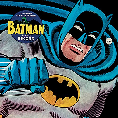 DC Comics Leinwanddruck, Polyester, Mehrfarbig, 40 x 40 cm von Batman