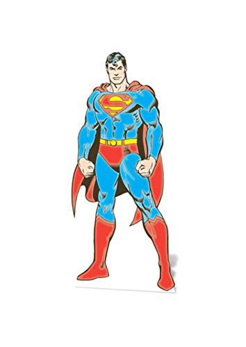 Star Cutouts Ltd Superman DC Card Board Cut Out, Karton, Mehrfarbig, 92 x 38 x 92 cm, Pappe, Regular von STAR CUTOUTS