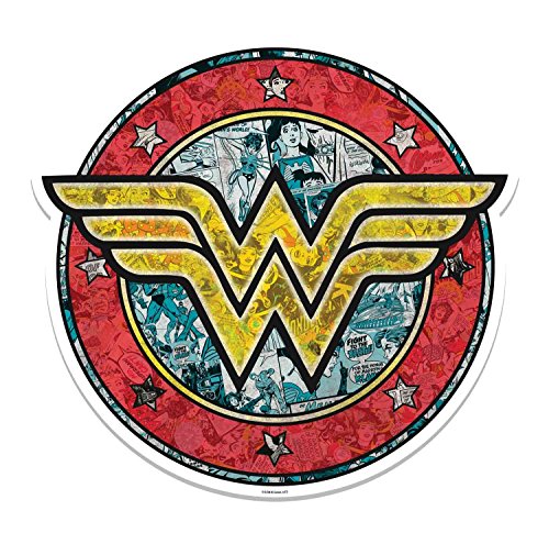 DC Comics Wonder Woman Shield, Multi Farbe von STAR CUTOUTS