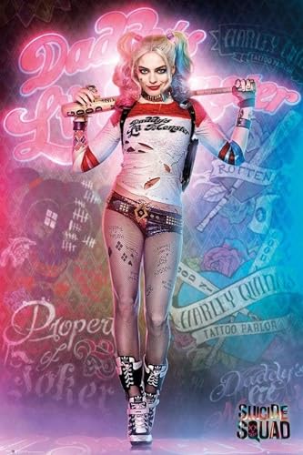 GB Eye Maxi-Poster "Suicide Squad Harley Quinn Stand", aus Holz, verschiedene Motive, 61 x 91,5 cm von GB eye