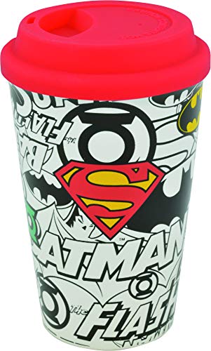 Justice League Lootchest exclusive Mug to go Superman, Batman, Flash von DC Universe