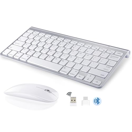 Wireless Keyboard and Mouse Compatible with iMac MacBook Air/Pro (Wireless 2.4GHz) von DC
