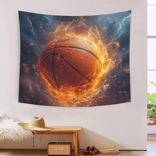 DCABEIOOE Basketball Wandbehang Plakat Wanddeko Für Schlafzimmer Wohnzimmer Wohnheim 130cmx150cm DCABEIOOE Basketball Wandbehang Plakat Wanddeko Für Schlafzimmer Wohnzimmer Wohnheim 130cmx150cm von DCABEIOOE