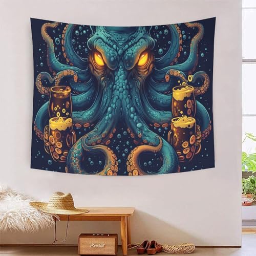 DCABEIOOE Seedämon Wandteppich Bettwäsche Wandkunst Für Schlafzimmer Wohnzimmer Dorm Decor Wandteppich 100cmx150cm DCABEIOOE Seedämon Wandteppich Bettwäsche Wandkunst Für Schlafzimmer Wohnzimmer Dorm Decor Wandteppich 100cmx150cm von DCABEIOOE