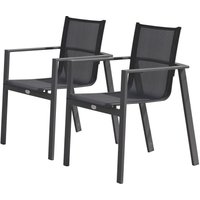 Alu-miami - Set mit 2 stapelbaren Gartensesseln ausem Aluminium Dcb Garden von DCB GARDEN
