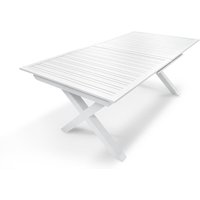 Floride - Gartentisch aus weißem Aluminium Dcb Garden Blanc von DCB GARDEN