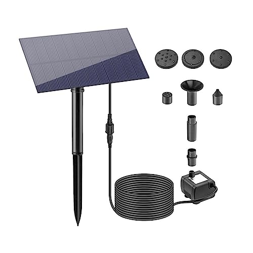 1,5-W-Swimmingpool-Solarstrombrunnen mit eingebautem Saugnapf und Tauchwasserpumpe mit Schwamm von DCDCD