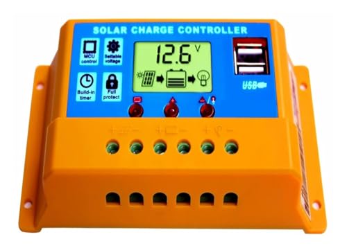 10a 20a 30a PWM Solar Laderegler 12V 24V Dual USB 5V/2A Solar Panel Batterie Regler intelligent(30A) von DCDCD