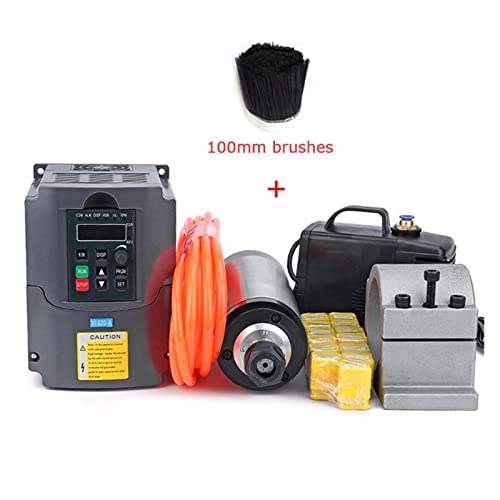 2,2-kW-Spindel Wassergekühlter Bausatz ER20-Frässpindelmotor + 2,2-kW-VFD + 80-Klemme + Wasserpumpe + 13 Stk. ER20 + 1-m-Kabel For CNC-Fräser(Rood,110) von DCDCD