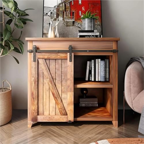 3-4FTFT Mini-Schiebetür-Hardware-Kit Schrankschrank-Schienensystem Kohlenstoffstahl Grundlegender Rollenaufhänger Einfach zu installieren(3FT) von DCDCD