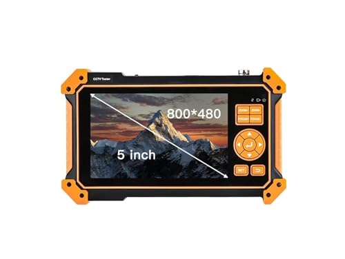 3200C CCTV Tester HD Koaxial 4K 8MP ADH VGA SDI Kamera Tester Mit Kabel Tracer 5 Zoll TFT-LCD Bildschirm Monitor(HD 3100) von DCDCD