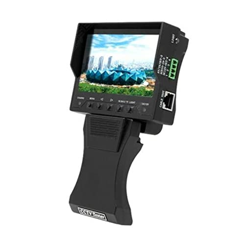 4,3-Zoll-Handheld-CCTV-Tester, Videosicherheits-CCTV-Analogkamera-Tester, Koaxial-AHD-TVI-CVI-12-V-Ausgangs-RJ45-Kabeltestmonitor von DCDCD