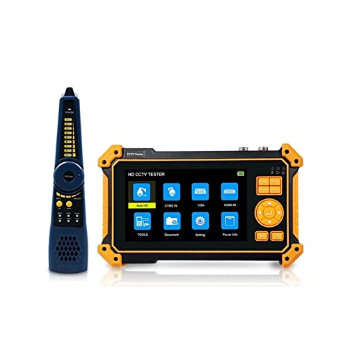 5-Zoll-5-in-1-IP-Kamera-Tester, analoger CVI/TVI/AHD/SDI/CVBS-Kamera-CCTV-Tester, Kamera-Tester-Monitor unterstützt PTZ-Steuerung/DC12V-Ausgangsleistung von DCDCD