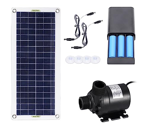 50 W Solar Wasserpumpe Bürstenlosen Solar Panel Fisch Wasser Pool Kit 12 V Garten Dekoration Pool Powered Brunnen Teich pum Aquarium(With REMOTE) von DCDCD