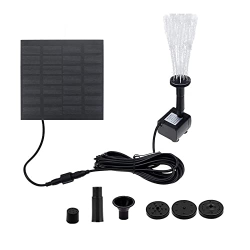 5V 1,4 W Solar Brunnen Wasserpumpe Solar Panel Powered Wasser Brunnen Pool Teich Garten Wasser Sprinkler Sprayer mit 6 Düsen 5V 1,4 W Solar Brunnen Wasserpumpe Solar Panel Powered Wasser Brunnen Pool Teich Garten Wasser Sprinkler Sprayer mit 6 Düsen von DCDCD