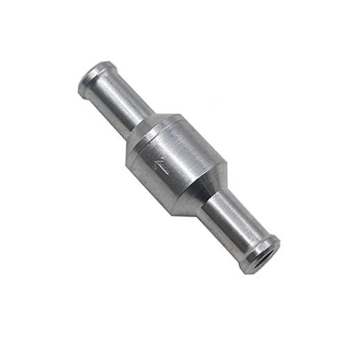 6/8/10/12 mm Aluminiumlegierung One -We -Wege Non -Return -Check -Ventil Benzin Diesel for Auto Vakuumschlähne Wasserwasserpumpen(8mm) von DCDCD