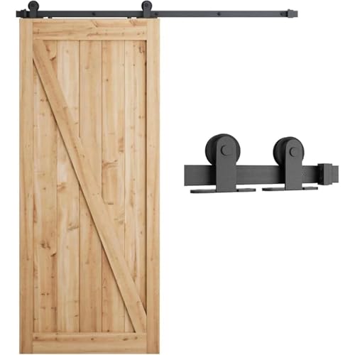 6 Fuß Top Mount Stabiles Schiebetür-Hardware-Kit for Scheunentore – Sanft und leise Einfach leicht zu installieren 6 Fuß Top Mount Stabiles Schiebetür-Hardware-Kit for Scheunentore – Sanft und leise Einfach leicht zu installieren von DCDCD