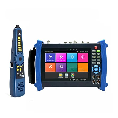 7-Zoll-IP-Kamera-Tester, CCTV-Tester IPS-CCTV-Kamera-Tester-Bildschirm, unterstützt TVI/CVI/AHD/SDI-Kameratest POE 4K H.265 von DCDCD