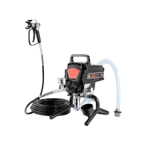 750 W 950 W Airless-Farbspritzgerät 3000 PSI Hocheffizientes elektrisches Airless-Spritzgerät Hand-Farbspritzgerät for den Innenbereich(950W with Cart) von DCDCD