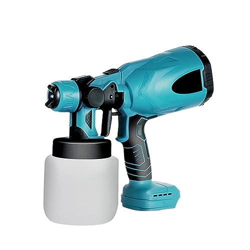 800 ml kabellose elektrische Farbspritzpistole, Haushaltsdesinfektion, Sterilisation, tragbares Sprühgerät for 18 V-Batterie(Blue Two Battery) von DCDCD