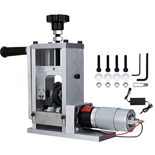 Automatische elektrische Schälmaschine manuelle Drahtabisolierung Handkurbel Stripper Schrott Kupferdraht Kabel Stripping Recycling-Werkzeug(Manual with 1 blade) von DCDCD