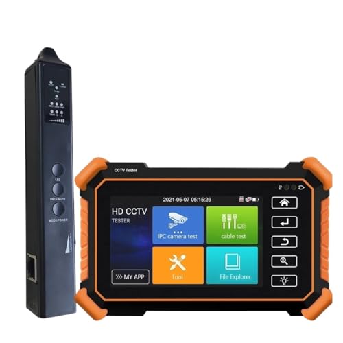 CCTV-tester-monitor IPC Kamera Tester Poe 8MP AHD TVI CVI SDI Kabel Tracer RJ45 Kabel TDR Test Schnelle CCTV Tester Tool(IPC1900C) von DCDCD