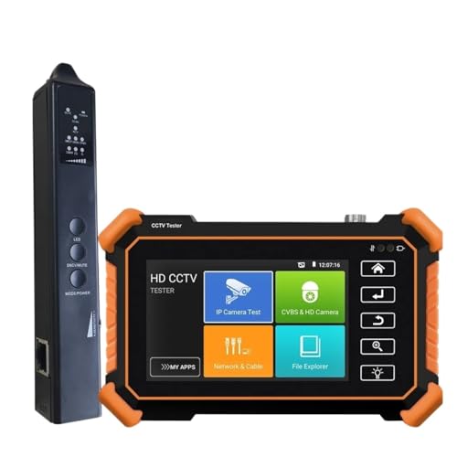 CCTV-tester-monitor IPC Kamera Tester Poe 8MP AHD TVI CVI SDI Kabel Tracer RJ45 Kabel TDR Test Schnelle CCTV Tester Tool(IPC1910C-ACT) von DCDCD