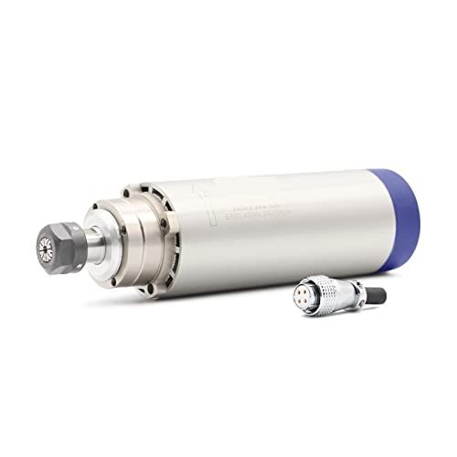 CNC-Frässpindelmotor 2,2 kW ER20 Luftkühlung Spindelmotor 2,2 kW luftgekühlt 80 x 224 mm 4 Lager for CNC-Gravur(380,Steel Ball Bearing) von DCDCD