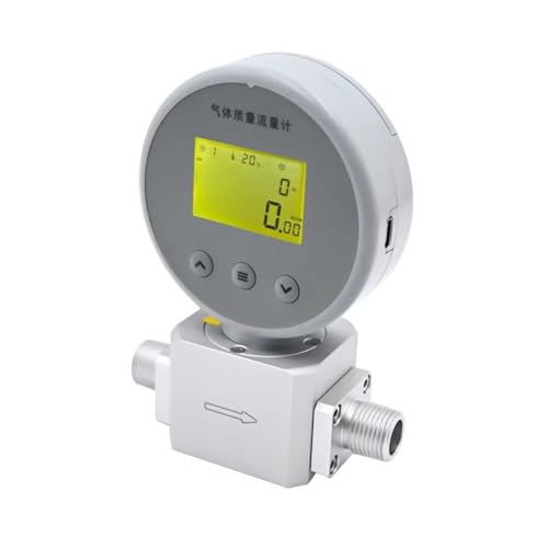 Digitalanzeige MicroGas-Massendurchflussmesser Druckluft Stickstoff Sauerstoff 485 Ferndurchflussmesser(0.02-2L/min) von DCDCD