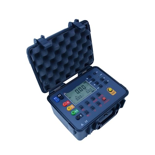 Doppelklemmen-Widerstandstester, großes Display mit Hintergrundbeleuchtung, digitales Erdungs-Ommeter, Datenspeicher-Megometer Doppelklemmen-Widerstandstester, großes Display mit Hintergrundbeleuchtung, digitales Erdungs-Ommeter, Datenspeicher-Megometer von DCDCD