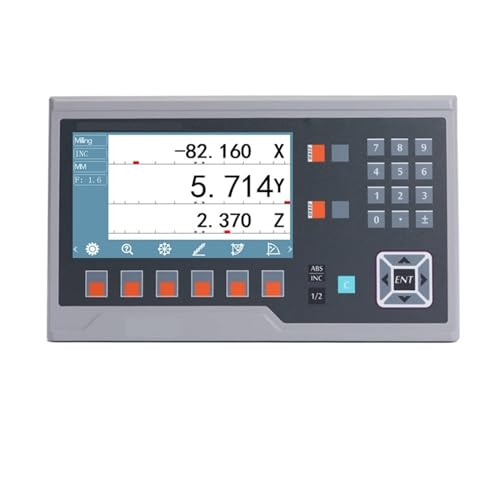 Drehbank LCD YH800-2P. Mehrsprachige digitale Digitalanzeige optischer Encoder lineare Waagen 50 mm bis 1000(One Piece Display) von DCDCD
