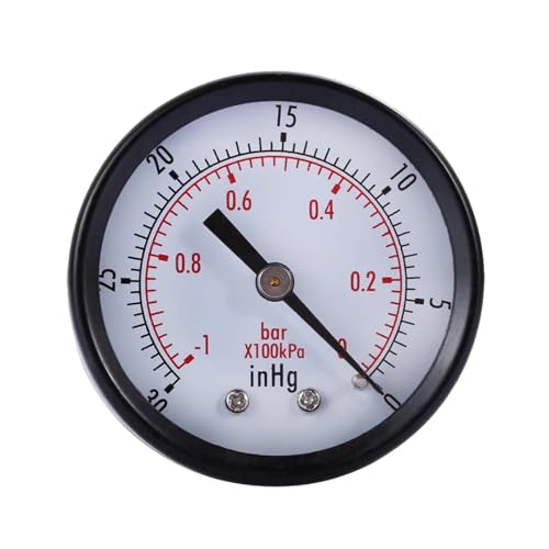 Dry Utility Vakuum-Manometer Blk.Steel 1/4 Center Back -30HG/0PSI Dry Utility Vakuum-Manometer Blk.Steel 1/4 Center Back -30HG/0PSI von DCDCD