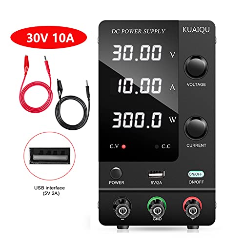 Fachmann DC Labor-Stromversorgung einstellbar 4 Ziffern Bank Stromquelle 3 0V 10A 60V 5A 120V Aktuelle Spannung Eins um eine Änderung(GX-SPPS-C3010) von DCDCD
