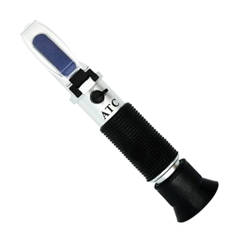 Handheld ATC Brix Refraktometer 0-90% Zucker Optische Instrumente Auto Refraktor Fruchtsauce Milch Meter Honig Konzentration Tester von DCDCD