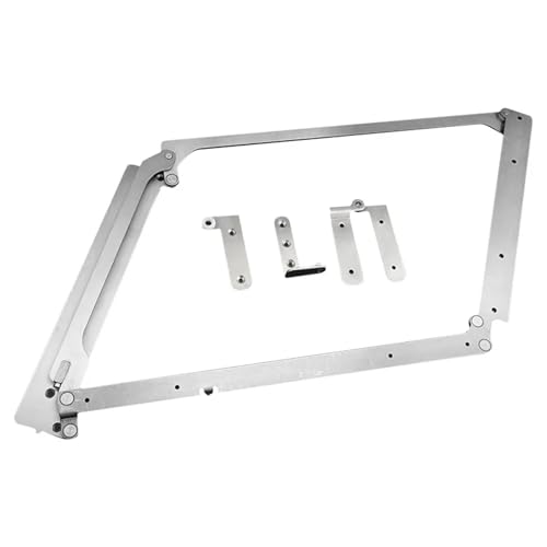 Heimwerker Silent Sound Falttür Edelstahl 180 Grad Schiebetürscharnier(Left) von DCDCD