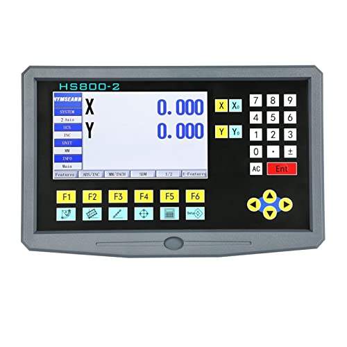 Hohe Genauigkeit 2 Achse LCD Digitalanzeige und Stück 0-1000mm Linearskala-Kodierer-Sensor for das Fräsen Drehmaschine(HS800-2) von DCDCD