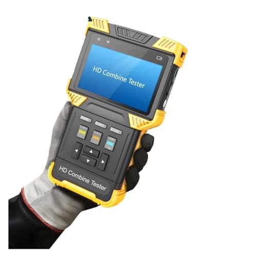 IP H.265 4K HD 7 Zoll CCTV Tester Monitor A86/A82 5 In1 AHD CVI TVI CVBS 8MP Kamera Testen Multimeter + Optische Faser Power Meter(T71) von DCDCD