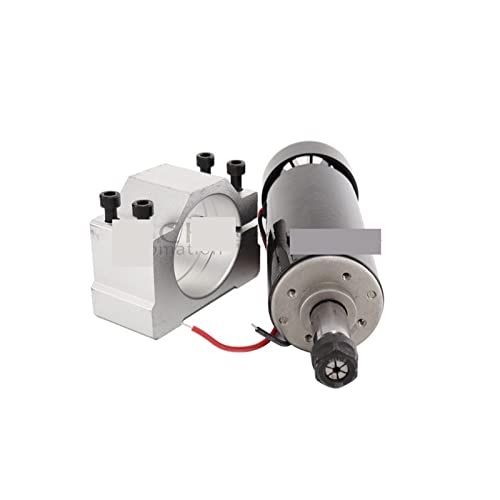 Luftgekühlter 500-W-Spindelmotor + 13-teiliges ER11-Futter + 52-mm-Klemmen + Netzteil-Geschwindigkeitsregler(Pcakage3) von DCDCD