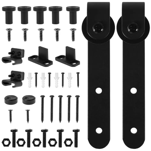 Mini-Schiebetür-Hardware-Kits, oben montierte Hängeschiene, Kleiderbügelschiene, geräuschlose Stahltür-Rollschiene for Einzeltür Mini-Schiebetür-Hardware-Kits, oben montierte Hängeschiene, Kleiderbügelschiene, geräuschlose Stahltür-Rollschiene for Einzeltür von DCDCD