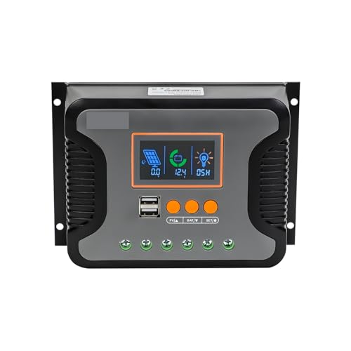 PWM 80A 60A 30A 12V 24V 36V 48V Auto Solar Ladegerät Regler Max PV 100V 24 Stunden einstellbare Arbeitszeit Fit for Licht und RV System(30A) von DCDCD