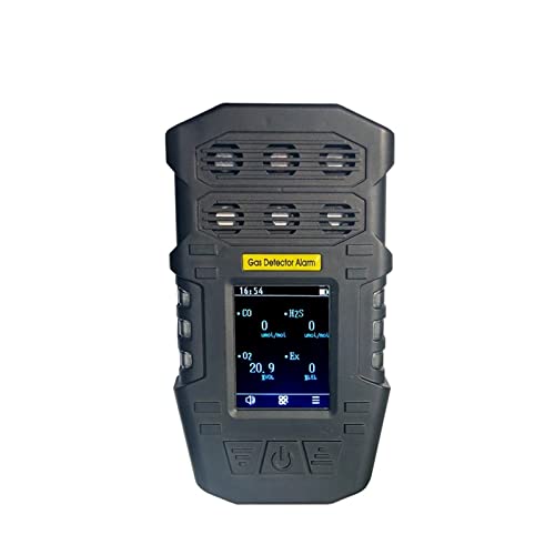Professioneller Gasdetektor – NO2 SO2 Cl2, hochpräziser tragbarer Gasanalysator mit LCD-Display, Alarmfunktion und USB-Aufladung von DCDCD