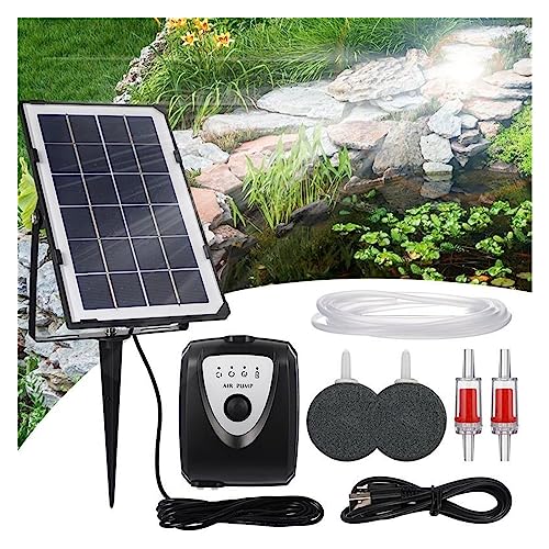 Pumpe Teichbelüfter Luft Solar Set Solar Power Luftpumpe Belüfter Set Sauerstoffversorgung Ausrüstungen for Aquarium Aquarium Gartenteich Pumpe Teichbelüfter Luft Solar Set Solar Power Luftpumpe Belüfter Set Sauerstoffversorgung Ausrüstungen for Aquarium Aquarium Gartenteich von DCDCD