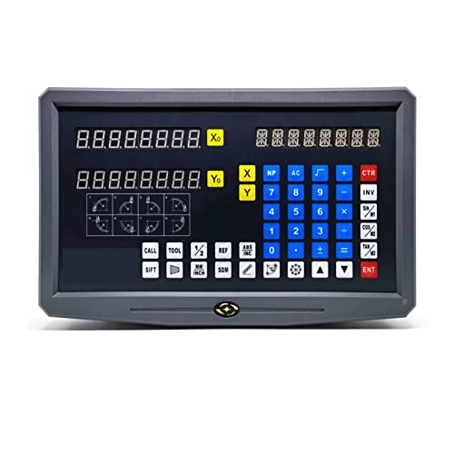 SNS-2V 2 Axis-Kit Fräsdrehmaschine Digitalanzeige mit stücke 5UM optischer Lineal Linear Scale Encoder(SNS-2V) von DCDCD