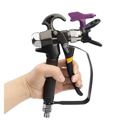 Schwarze Hochdruck-Airless-Farbspritzpistole mit 517 Sprühdüsenschutz for Pumpsprüher-Airless-Spritzmaschine(Gun Nozzle Tip) von DCDCD