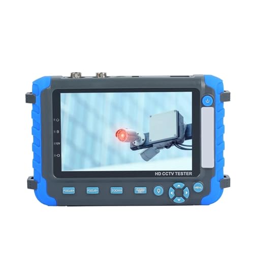 Sicherheitskamera-Tester IV8W 5-Zoll-Tester-Monitor Tragbarer Tester CVBS 8MP AHD/CVI/TVI 4-in-1-Unterstützung PTZ VGA-Eingang(IV8C no HDMI VGA) von DCDCD